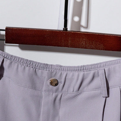 Casual Short-sleeved Shirt And Trousers Two-piece Set