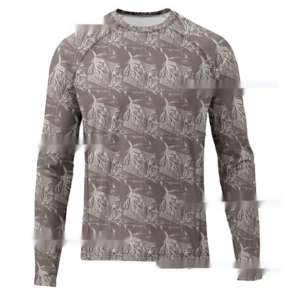 Men's Sun-proof And Breathable Long Sleeve Hood T-shirt