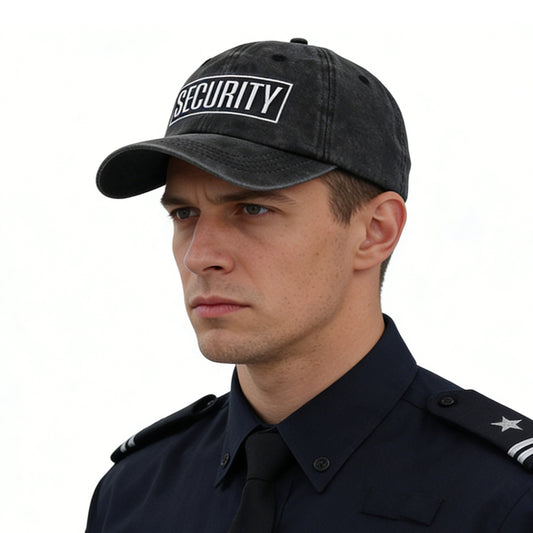 2pcs Security Hats For Men Women Security Accessories Baseball Cap