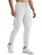 Fashion Sport Casual Personality Trendy Drawstring Multi-pocket Pants Men