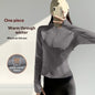 Women's Autumn Running Sports Cycling Fleece Long-sleeved Jacket