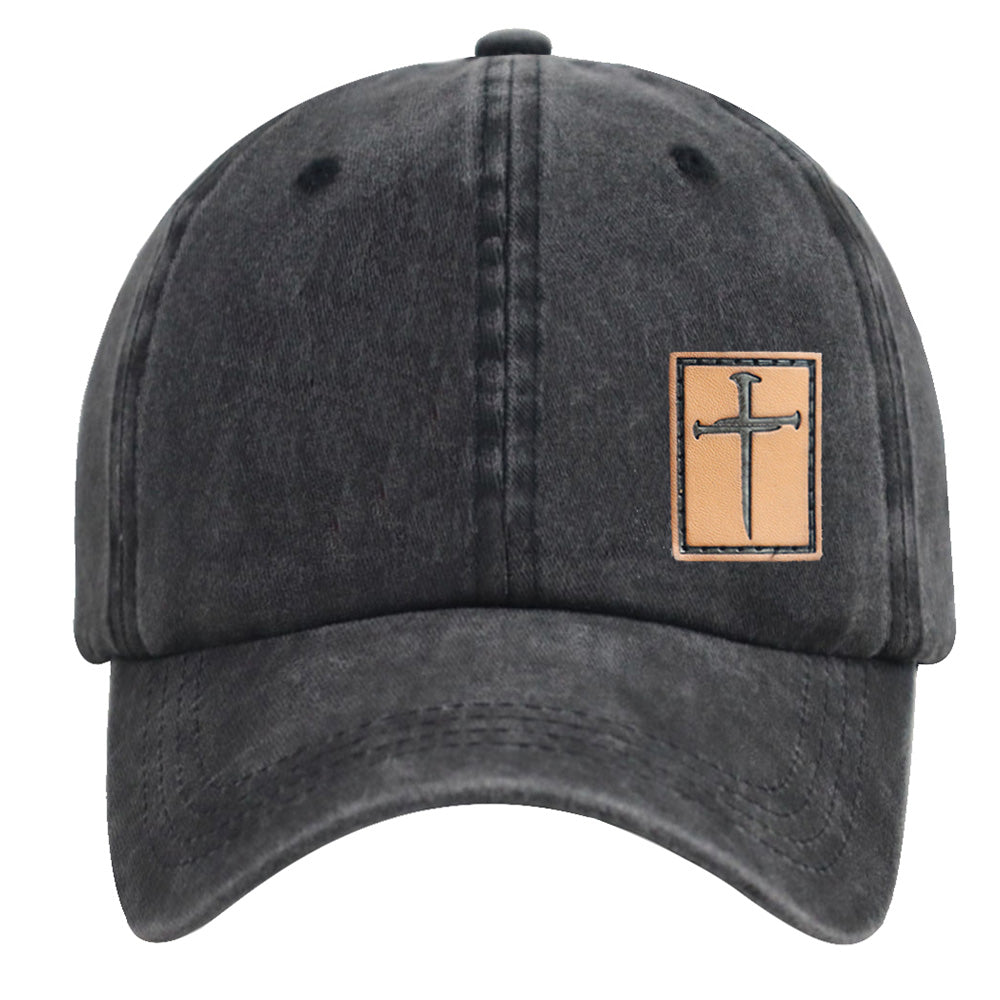 2pcs Leather Jesus Hats For Men Women