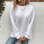 Women's Loose Sports Round Neck Sweatshirt