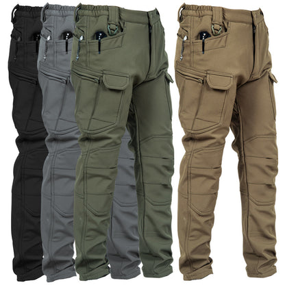 Fleece-lined Warm Casual Ultra-thick Hiking Pant