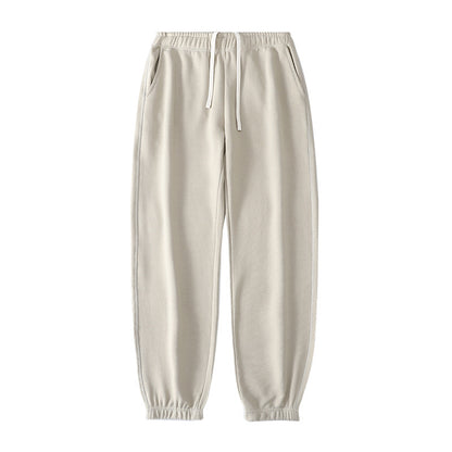 Loose Straight-leg Ankle-cuff Track Pants