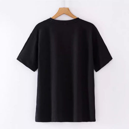 European And American Valentine's Day Love Round Neck Women's Top