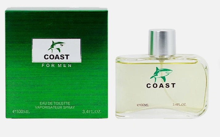 COAST GREEN BY EBC COLLECTION PERFUME FOR MEN - 3.4oz/100ML NEW SEALED BOX