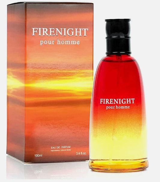 FIRENIGHT BY SECRET PLUS FOR MEN - 3.4 FL OZ / 100 ML -EAU DE PARFUM - NEW SEALED BOX