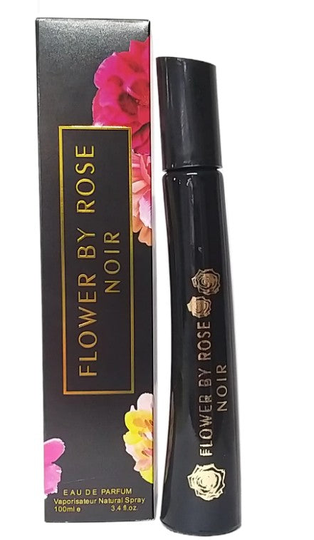 FLOWER BY ROSE NOIR BY SECRET PLUS FOR WOMEN - 3.4 FL OZ / 100 ML - EAU DE PARFUM - NEW SEALED BOX