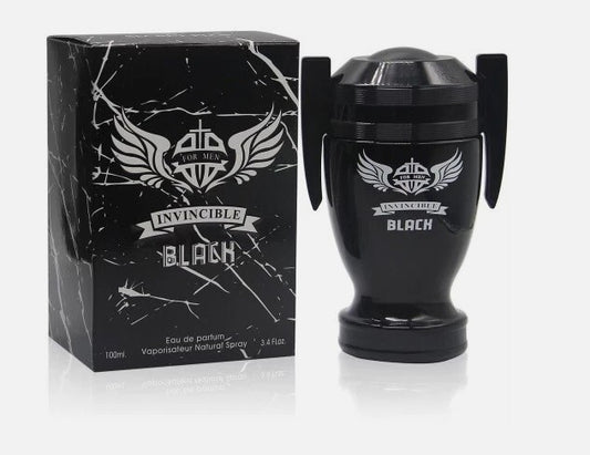INVINCIBLE BLACH BY SECRET PLUS FOR MEN - 100ML/3.4 OZ - EAU DE PARFUM - NEW SEALED BOX