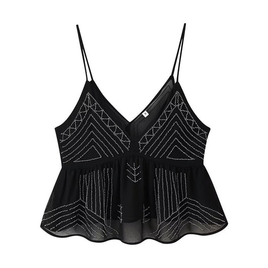 Summer Women's Fashion Sexy V-neck Top