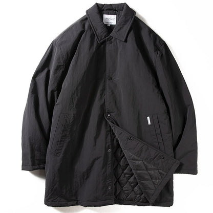 Retro Lapels Men's Mid-length Thermal Quilted Trench Coat