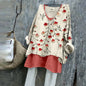 Women's Floral Loose Printed Casual Long Sleeve