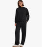 Women's Casual Suit Long-sleeved Wide-leg Pants Two-piece Set