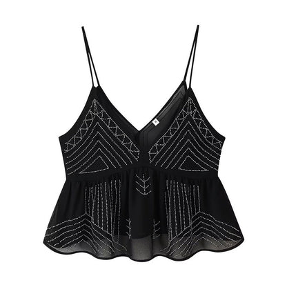 Summer Women's Fashion Sexy V-neck Top