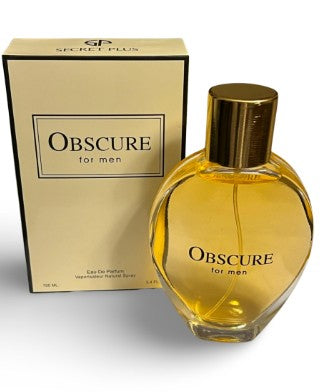OBSCURE BY SECRET PLUS FOR MEN - 3.4 FL OZ / 100 ML -EAU DE PARFUM - NEW SEALED BOX