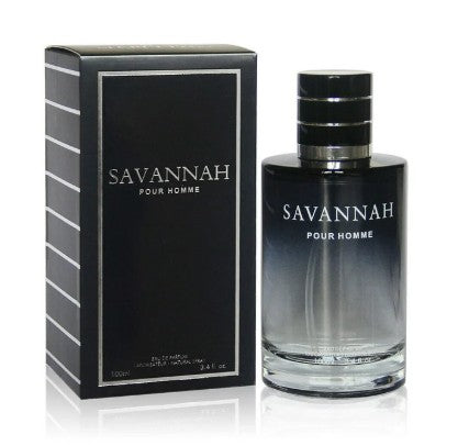 SAVANNAH BY SECRET PLUS FOR MEN - 3.4 FL OZ / 100 ML -EAU DE PARFUM - NEW SEALED BOX
