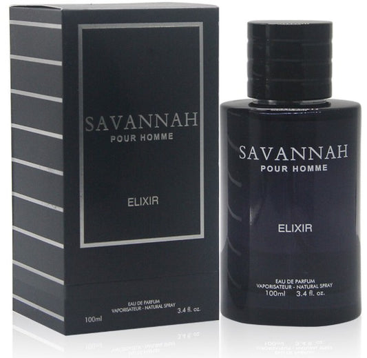 SAVANNAH ELIXIR BY SECRET PLUS FOR MEN EAU DE PARFUM 100ML/3.4OZ NEW SEALED BOX