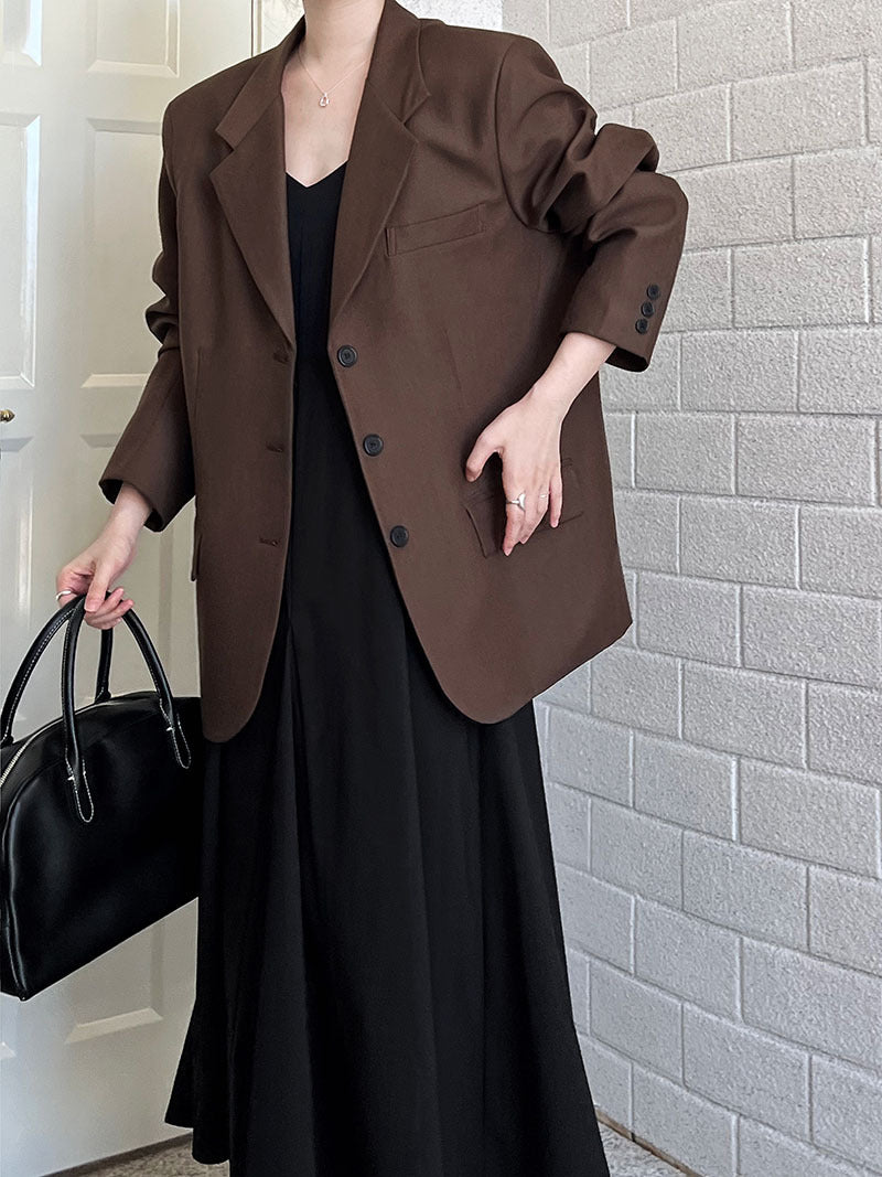 Korean Casual Long Sleeve Suit Coat Women
