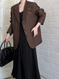 Korean Casual Long Sleeve Suit Coat Women