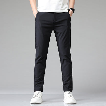 Mens Soft Stretchy Casual Pants In Multiple Colors Preppy Style