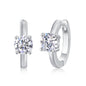 Set Out From The Heart - Earrings Set With 0.5-carat Top-quality Moissanite S925 Silver And Platinum-plated Stud Earrings, A Fashionable And Trendy Accessory, Can Be Tested With A Diamond Pen