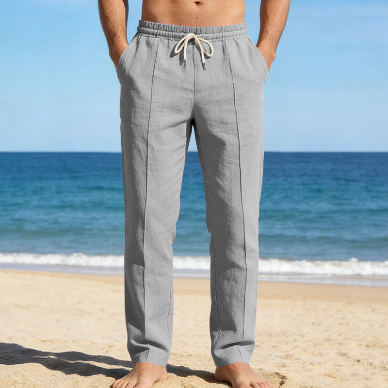 Mens Casual Springautumn Pants In A Loose, Breathable American Style