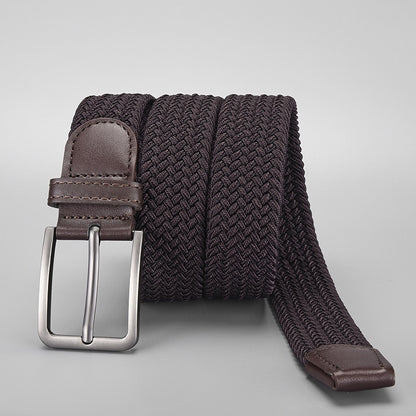 Men's And Teenagers' Knitted Belts Fashionable