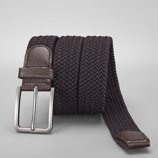 Men's And Teenagers' Knitted Belts Fashionable
