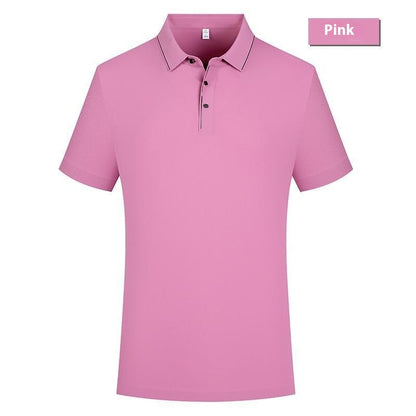 High-end Ice Silk Cool Breathable Light Luxury Temperament Polo Shirt