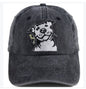 2pcs Dog Lover Gifts For Women Men, French Hat, Denim Adjustable Embroidered Dog Dad Baseball Cap