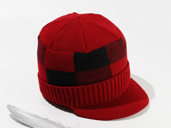 Middle-aged And Elderly Knitted Dad Grandpa Ear Protection Hat