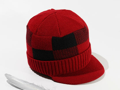 Middle-aged And Elderly Knitted Dad Grandpa Ear Protection Hat