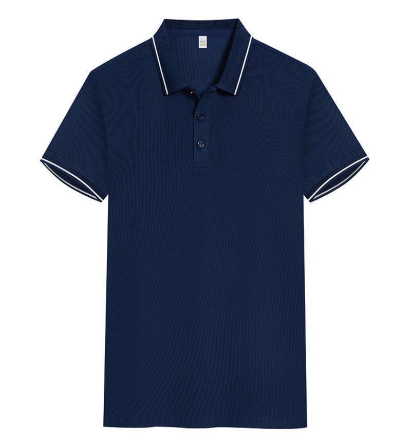 Polo Shirt Short Sleeve Lapel Printing Overalls