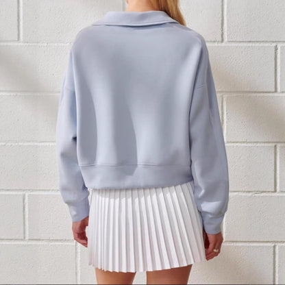 V-neck Pullover Long Sleeve Women's Clothing Fashion Casual Exercise