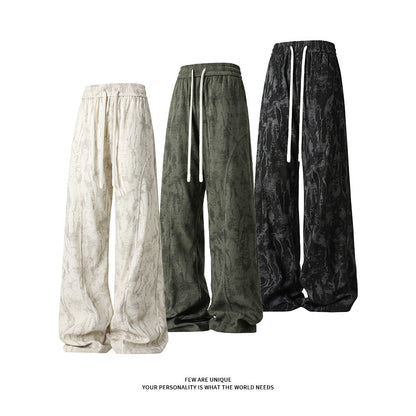 Tie-dye Casual Pants Retro Athletic Sweatpants