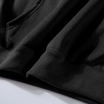 Women's Polyester Red Sweater Hooded Loose