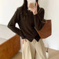 Knitted Cardigan Jacket Temperament Youthful-looking Sweater Outerwear Slimming Short Top