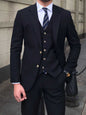 Men's Slim-fitting Suit Three-piece Suit Versatile Casual