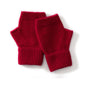 Australia Wool Warm Knitted Flat Flower Fingerless Cashmere Gloves
