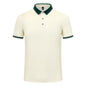 185g Elastic Fiber Di Skin Cotton Polo Shirt Color Matching
