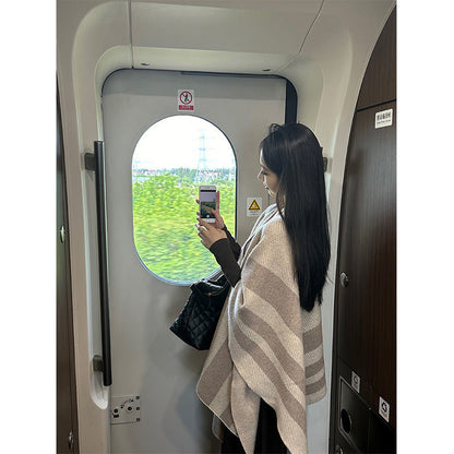 Retro-style Cloak Maillard Outerwear Cape