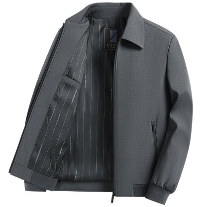 Casual Old Cadre Jacket Lapel Men's Clothing