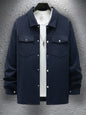 Men's Casual Spring And Autumn Solid Color Single-breasted Jacket Coat