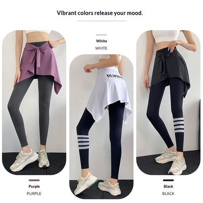 Yoga Cover Skirt Slim One-piece Hip Cover Anti-exposure