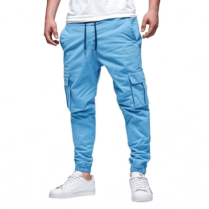 Men's Multi-pocket Drawstring Leisure Japanese Overalls