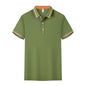Polo Cotton Workwear With A Collar And Short Sleeves