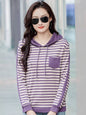 Loose Fashionable Stylish Korean Style Plus Size All-matching Long-sleeve T-shirt