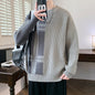 Popular Men's Knitwear Autumn And Winter New Fashion Trendy Round Neck Sweater
