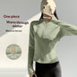 Women's Autumn Running Sports Cycling Fleece Long-sleeved Jacket